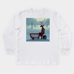 Rudolf Kids Long Sleeve T-Shirt